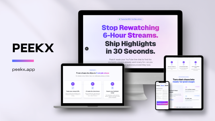 PeekX 客製化網頁